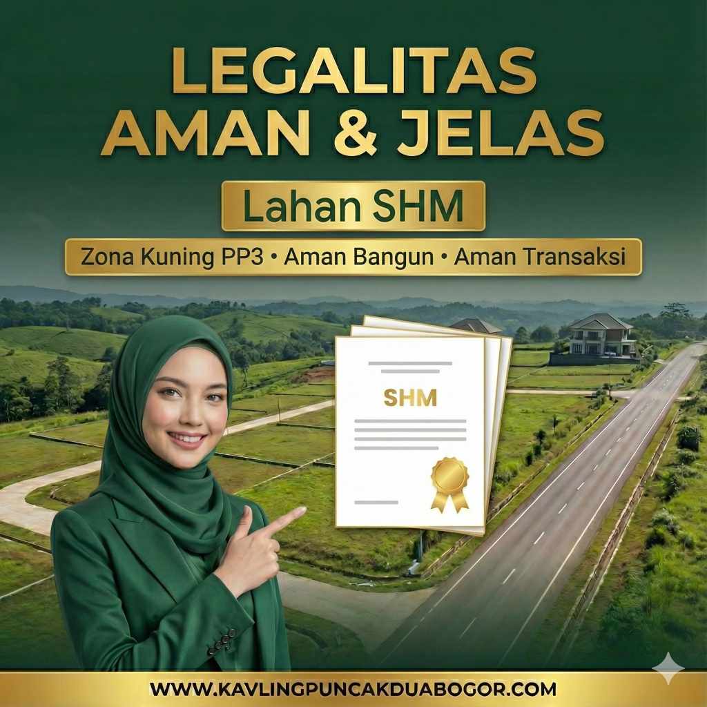 SHM pecah sertifikat Kavling Harmoni Prime East Bogor