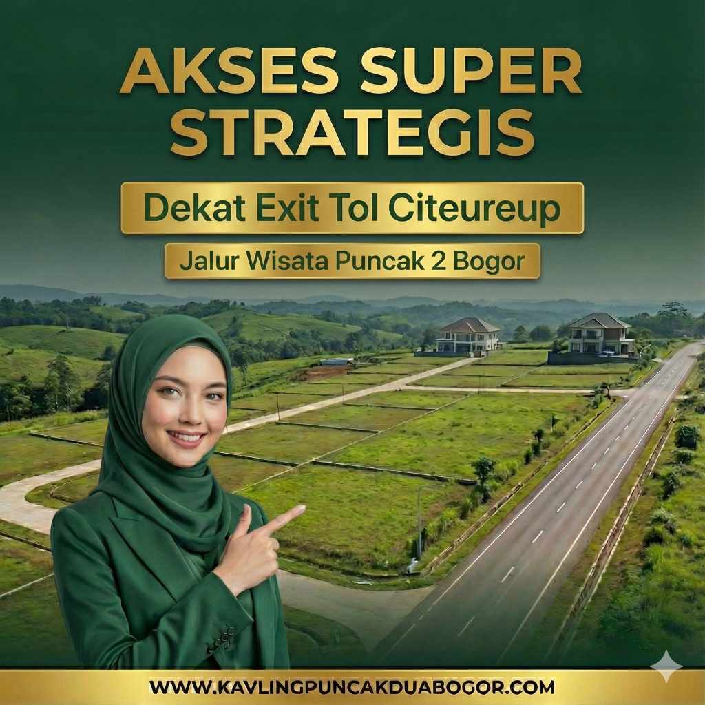 Akses Kavling Harmoni Prime East Bogor dekat Exit Tol Citeureup